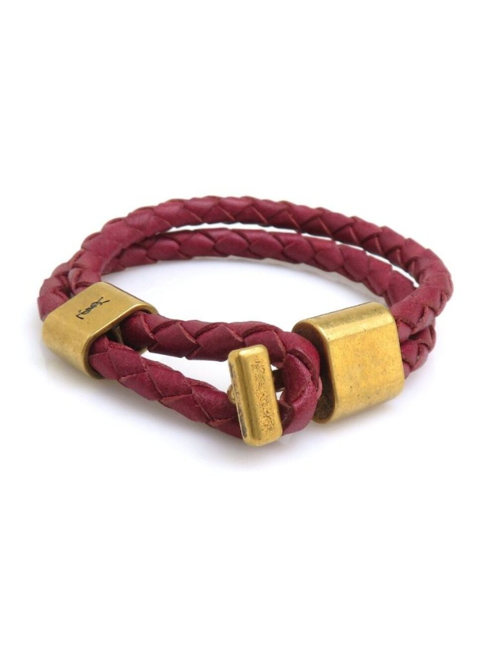 Saint Laurent Bracelet Burgundy